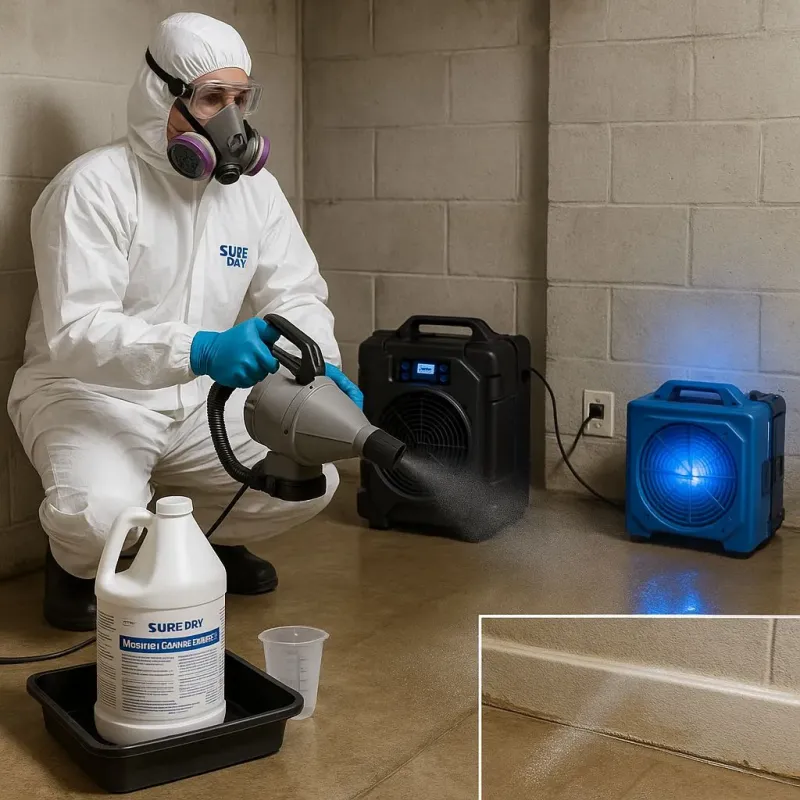 Sanitization and Odor Removal process in Jacksonville Beach, FL